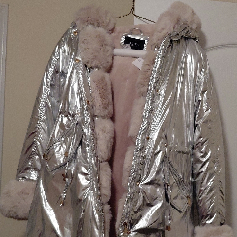 Silver and Brown Women's Jacket, Brand New